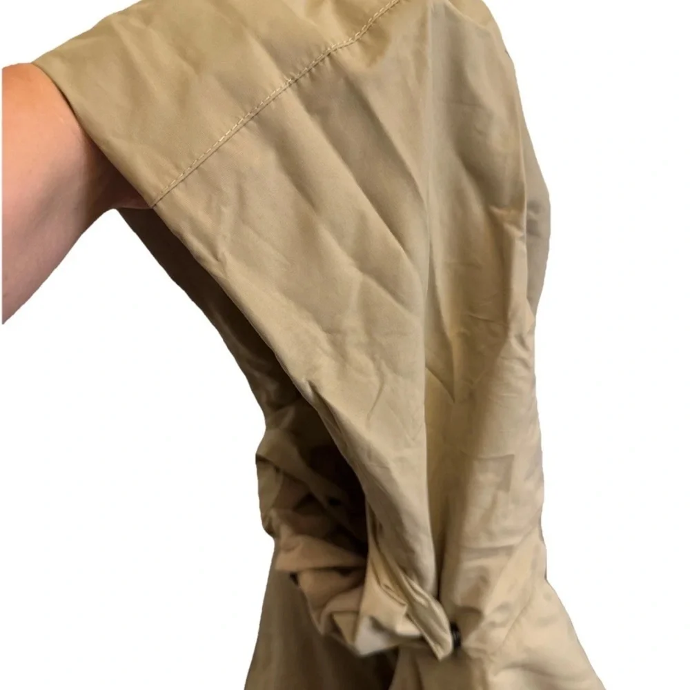 Lands End AquaCheck Insulated Jacket Tan Waterproof Coat XXL 50-52 NWOT
